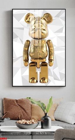 Tranh Gấu Bearbrick - KAWS | Tranh Ngọc Việt - Đắk Lắk | Tranh Ngọc Việt - Xưởng Tranh Đẹp Buôn Ma Thuột (BMT) DakLak