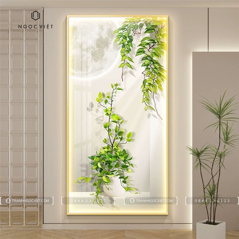 Tranh Đèn LED Tráng Gương - Dọc | Tranh Ngọc Việt - BMT DakLak | Tranh Ngọc Việt - Xưởng Tranh Đẹp Buôn Ma Thuột (BMT) DakLak
