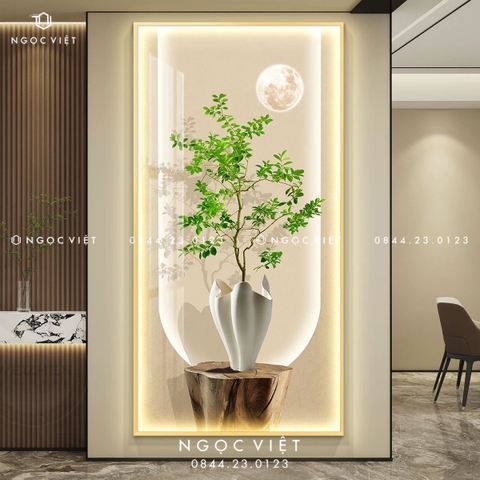 Tranh Đèn LED Tráng Gương - Dọc | Tranh Ngọc Việt - BMT DakLak | Tranh Ngọc Việt - Xưởng Tranh Đẹp Buôn Ma Thuột (BMT) DakLak