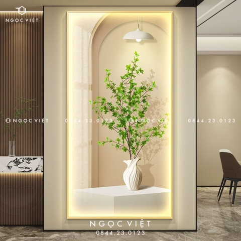 Tranh Đèn LED Tráng Gương - Dọc | Tranh Ngọc Việt - BMT DakLak | Tranh Ngọc Việt - Xưởng Tranh Đẹp Buôn Ma Thuột (BMT) DakLak