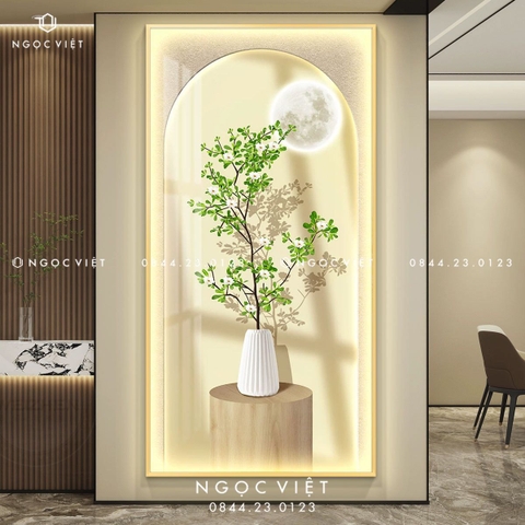Tranh Đèn LED Tráng Gương - Dọc | Tranh Ngọc Việt - BMT DakLak | Tranh Ngọc Việt - Xưởng Tranh Đẹp Buôn Ma Thuột (BMT) DakLak