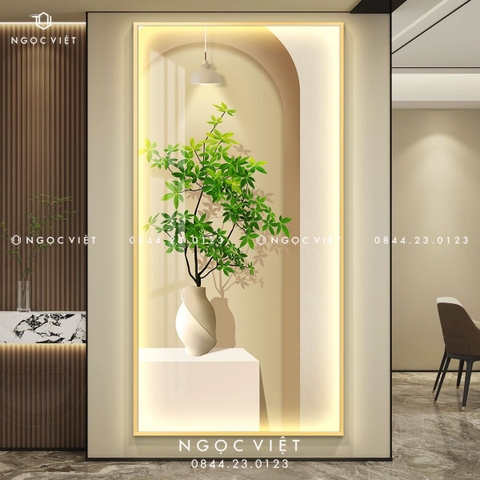 Tranh Đèn LED Tráng Gương - Dọc | Tranh Ngọc Việt - BMT DakLak | Tranh Ngọc Việt - Xưởng Tranh Đẹp Buôn Ma Thuột (BMT) DakLak