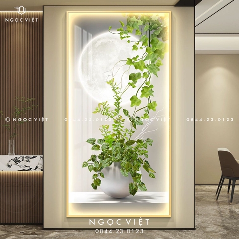 Tranh Đèn LED Tráng Gương - Dọc | Tranh Ngọc Việt - BMT DakLak | Tranh Ngọc Việt - Xưởng Tranh Đẹp Buôn Ma Thuột (BMT) DakLak