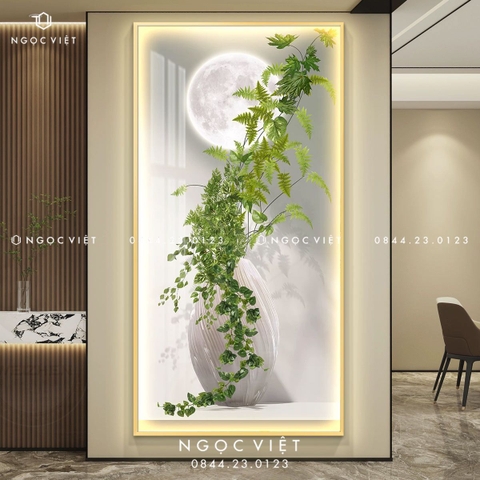 Tranh Đèn LED Tráng Gương - Dọc | Tranh Ngọc Việt - BMT DakLak | Tranh Ngọc Việt - Xưởng Tranh Đẹp Buôn Ma Thuột (BMT) DakLak