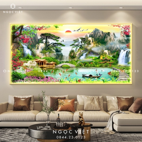 Tranh Đèn LED Tráng Gương - Ngang | Tranh Ngọc Việt - BMT DakLak | Tranh Ngọc Việt - Xưởng Tranh Đẹp Buôn Ma Thuột (BMT) DakLak