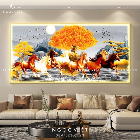 Tranh Đèn LED Tráng Gương - Ngang | Tranh Ngọc Việt - BMT DakLak | Tranh Ngọc Việt - Xưởng Tranh Đẹp Buôn Ma Thuột (BMT) DakLak