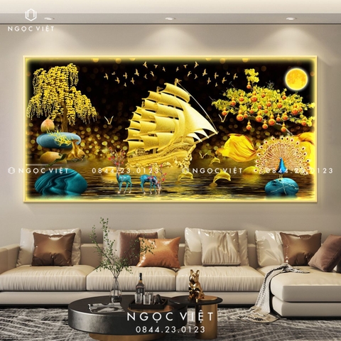 Tranh Đèn LED Tráng Gương - Ngang | Tranh Ngọc Việt - BMT DakLak | Tranh Ngọc Việt - Xưởng Tranh Đẹp Buôn Ma Thuột (BMT) DakLak