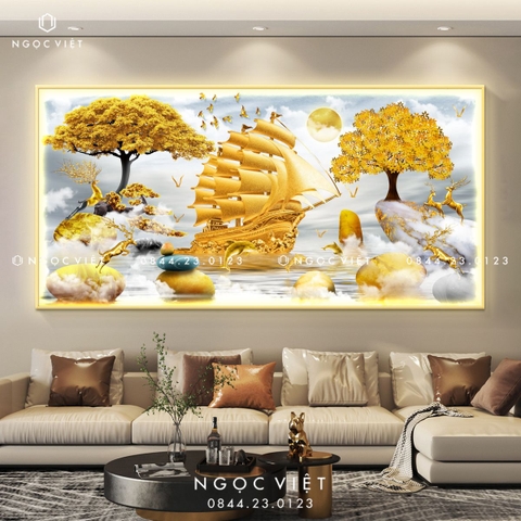 Tranh Đèn LED Tráng Gương - Ngang | Tranh Ngọc Việt - BMT DakLak | Tranh Ngọc Việt - Xưởng Tranh Đẹp Buôn Ma Thuột (BMT) DakLak