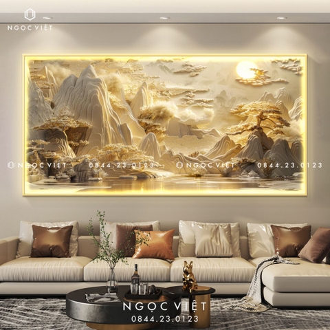 Tranh Đèn LED Tráng Gương - Ngang | Tranh Ngọc Việt - BMT DakLak | Tranh Ngọc Việt - Xưởng Tranh Đẹp Buôn Ma Thuột (BMT) DakLak