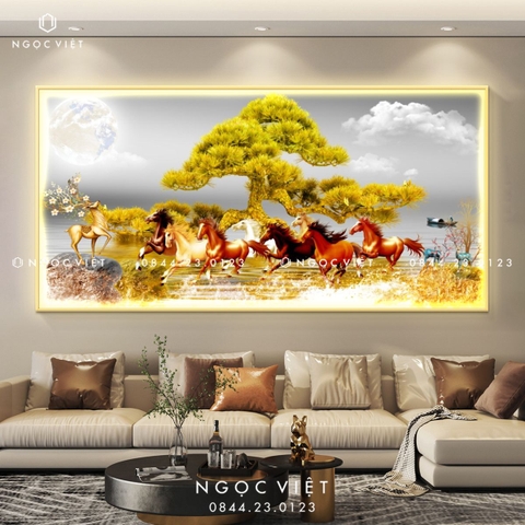 Tranh Đèn LED Tráng Gương - Ngang | Tranh Ngọc Việt - BMT DakLak | Tranh Ngọc Việt - Xưởng Tranh Đẹp Buôn Ma Thuột (BMT) DakLak