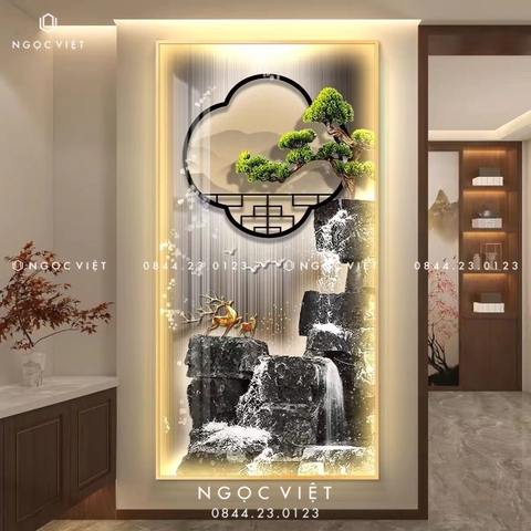 Tranh Đèn LED Tráng Gương - Dọc | Tranh Ngọc Việt - BMT DakLak | Tranh Ngọc Việt - Xưởng Tranh Đẹp Buôn Ma Thuột (BMT) DakLak