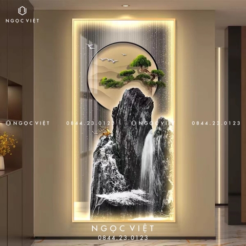 Tranh Đèn LED Tráng Gương - Dọc | Tranh Ngọc Việt - BMT DakLak | Tranh Ngọc Việt - Xưởng Tranh Đẹp Buôn Ma Thuột (BMT) DakLak