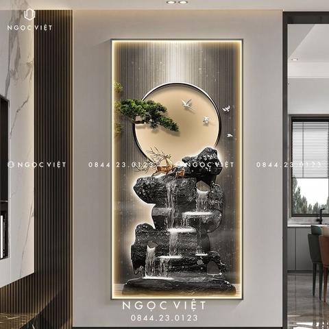 Tranh Đèn LED Tráng Gương - Dọc | Tranh Ngọc Việt - BMT DakLak | Tranh Ngọc Việt - Xưởng Tranh Đẹp Buôn Ma Thuột (BMT) DakLak