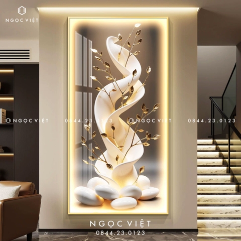 Tranh Đèn LED Tráng Gương - Dọc | Tranh Ngọc Việt - BMT DakLak | Tranh Ngọc Việt - Xưởng Tranh Đẹp Buôn Ma Thuột (BMT) DakLak