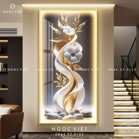 Tranh Đèn LED Tráng Gương - Dọc | Tranh Ngọc Việt - BMT DakLak | Tranh Ngọc Việt - Xưởng Tranh Đẹp Buôn Ma Thuột (BMT) DakLak