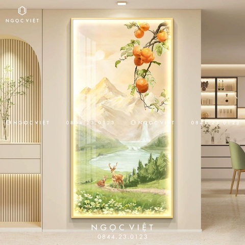Tranh Đèn LED Tráng Gương - Dọc | Tranh Ngọc Việt - BMT DakLak | Tranh Ngọc Việt - Xưởng Tranh Đẹp Buôn Ma Thuột (BMT) DakLak