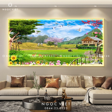 Tranh Đèn LED Tráng Gương - Ngang | Tranh Ngọc Việt - BMT DakLak | Tranh Ngọc Việt - Xưởng Tranh Đẹp Buôn Ma Thuột (BMT) DakLak