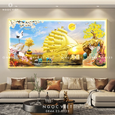 Tranh Đèn LED Tráng Gương - Ngang | Tranh Ngọc Việt - BMT DakLak | Tranh Ngọc Việt - Xưởng Tranh Đẹp Buôn Ma Thuột (BMT) DakLak