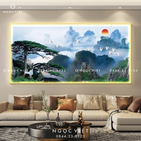 Tranh Đèn LED Tráng Gương - Ngang | Tranh Ngọc Việt - BMT DakLak | Tranh Ngọc Việt - Xưởng Tranh Đẹp Buôn Ma Thuột (BMT) DakLak
