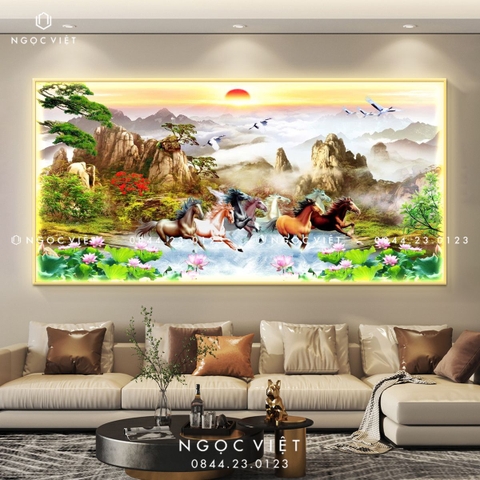 Tranh Đèn LED Tráng Gương - Ngang | Tranh Ngọc Việt - BMT DakLak | Tranh Ngọc Việt - Xưởng Tranh Đẹp Buôn Ma Thuột (BMT) DakLak
