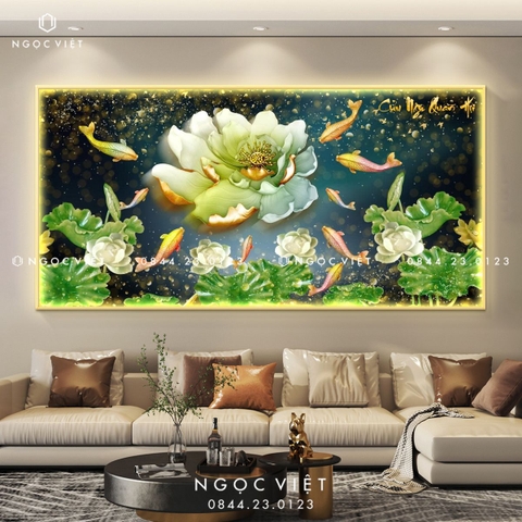 Tranh Đèn LED Tráng Gương - Ngang | Tranh Ngọc Việt - BMT DakLak | Tranh Ngọc Việt - Xưởng Tranh Đẹp Buôn Ma Thuột (BMT) DakLak