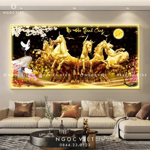 Tranh Đèn LED Tráng Gương - Ngang | Tranh Ngọc Việt - BMT DakLak | Tranh Ngọc Việt - Xưởng Tranh Đẹp Buôn Ma Thuột (BMT) DakLak