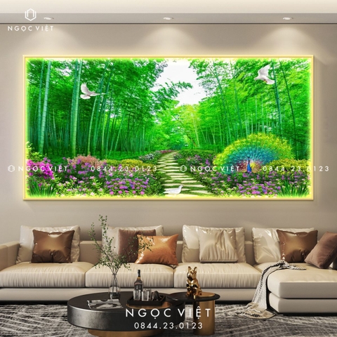 Tranh Đèn LED Tráng Gương - Ngang | Tranh Ngọc Việt - BMT DakLak | Tranh Ngọc Việt - Xưởng Tranh Đẹp Buôn Ma Thuột (BMT) DakLak
