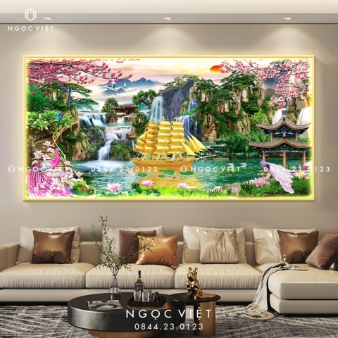 Tranh Đèn LED Tráng Gương - Ngang | Tranh Ngọc Việt - BMT DakLak | Tranh Ngọc Việt - Xưởng Tranh Đẹp Buôn Ma Thuột (BMT) DakLak