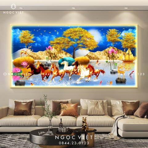 Tranh Đèn LED Tráng Gương - Ngang | Tranh Ngọc Việt - BMT DakLak | Tranh Ngọc Việt - Xưởng Tranh Đẹp Buôn Ma Thuột (BMT) DakLak