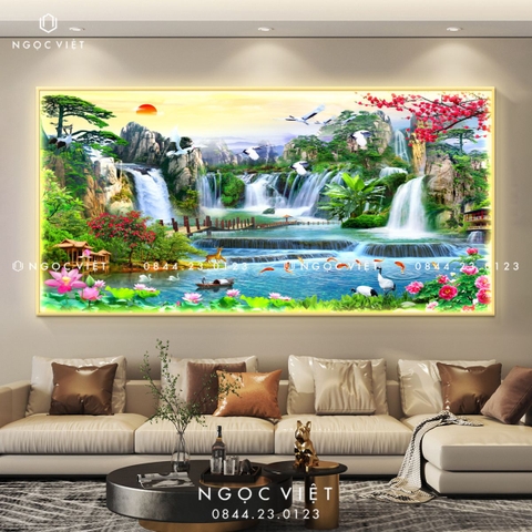 Tranh Đèn LED Tráng Gương - Ngang | Tranh Ngọc Việt - BMT DakLak | Tranh Ngọc Việt - Xưởng Tranh Đẹp Buôn Ma Thuột (BMT) DakLak