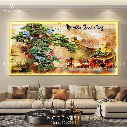 Tranh Đèn LED Tráng Gương - Ngang | Tranh Ngọc Việt - BMT DakLak | Tranh Ngọc Việt - Xưởng Tranh Đẹp Buôn Ma Thuột (BMT) DakLak