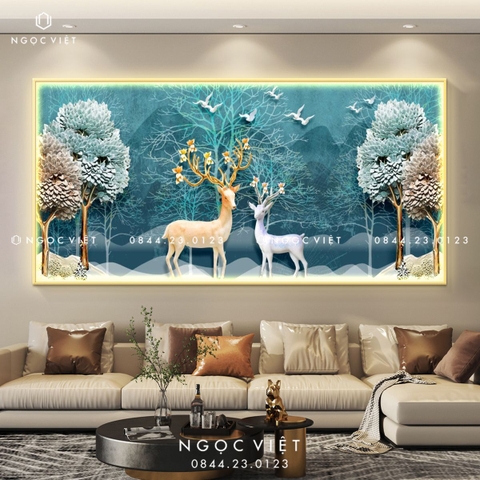 Tranh Đèn LED Tráng Gương - Ngang | Tranh Ngọc Việt - BMT DakLak | Tranh Ngọc Việt - Xưởng Tranh Đẹp Buôn Ma Thuột (BMT) DakLak