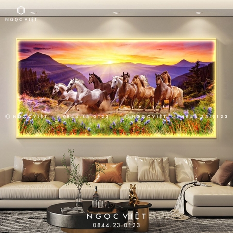 Tranh Đèn LED Tráng Gương - Ngang | Tranh Ngọc Việt - BMT DakLak | Tranh Ngọc Việt - Xưởng Tranh Đẹp Buôn Ma Thuột (BMT) DakLak