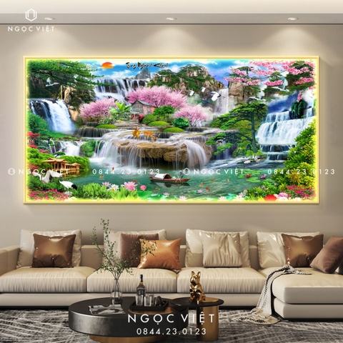 Tranh Đèn LED Tráng Gương - Ngang | Tranh Ngọc Việt - BMT DakLak | Tranh Ngọc Việt - Xưởng Tranh Đẹp Buôn Ma Thuột (BMT) DakLak