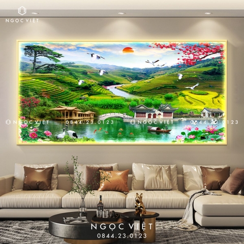 Tranh Đèn LED Tráng Gương - Ngang | Tranh Ngọc Việt - BMT DakLak | Tranh Ngọc Việt - Xưởng Tranh Đẹp Buôn Ma Thuột (BMT) DakLak