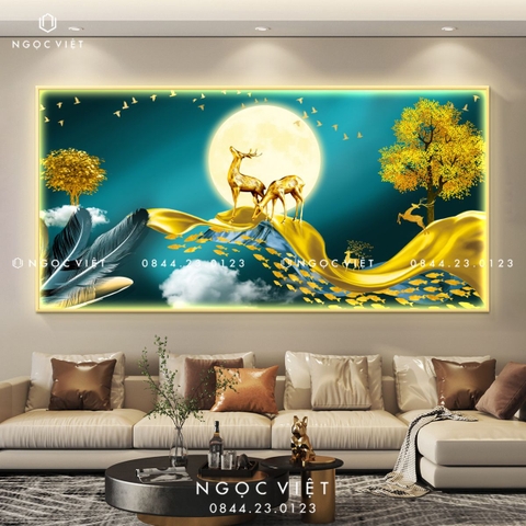 Tranh Đèn LED Tráng Gương - Ngang | Tranh Ngọc Việt - BMT DakLak | Tranh Ngọc Việt - Xưởng Tranh Đẹp Buôn Ma Thuột (BMT) DakLak