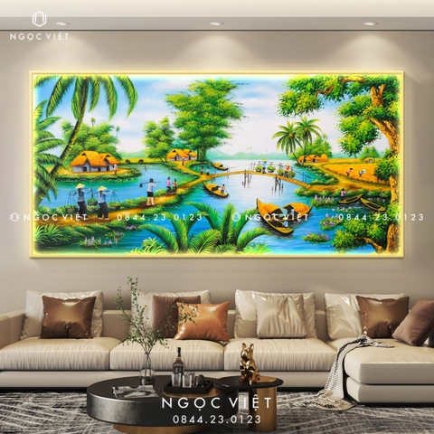 Tranh Đèn LED Tráng Gương - Ngang | Tranh Ngọc Việt - BMT DakLak | Tranh Ngọc Việt - Xưởng Tranh Đẹp Buôn Ma Thuột (BMT) DakLak