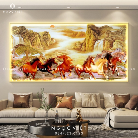 Tranh Đèn LED Tráng Gương - Ngang | Tranh Ngọc Việt - BMT DakLak | Tranh Ngọc Việt - Xưởng Tranh Đẹp Buôn Ma Thuột (BMT) DakLak