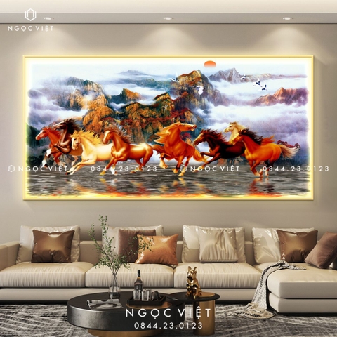 Tranh Đèn LED Tráng Gương - Ngang | Tranh Ngọc Việt - BMT DakLak | Tranh Ngọc Việt - Xưởng Tranh Đẹp Buôn Ma Thuột (BMT) DakLak