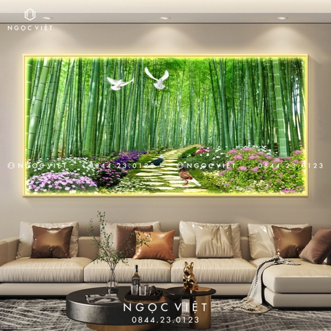 Tranh Đèn LED Tráng Gương - Ngang | Tranh Ngọc Việt - BMT DakLak | Tranh Ngọc Việt - Xưởng Tranh Đẹp Buôn Ma Thuột (BMT) DakLak