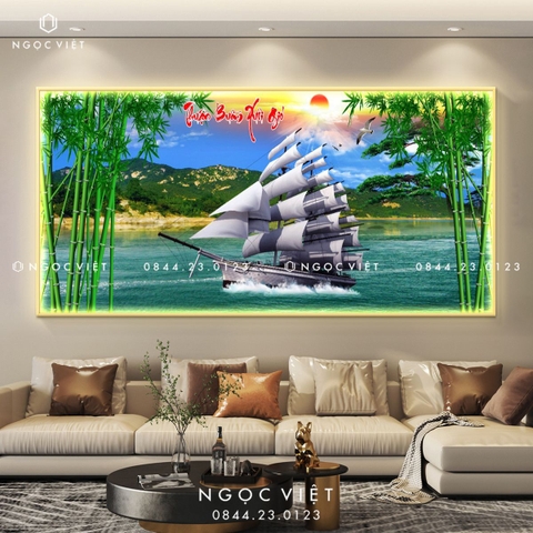 Tranh Đèn LED Tráng Gương - Ngang | Tranh Ngọc Việt - BMT DakLak | Tranh Ngọc Việt - Xưởng Tranh Đẹp Buôn Ma Thuột (BMT) DakLak