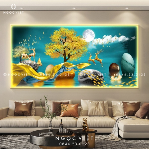 Tranh Đèn LED Tráng Gương - Ngang | Tranh Ngọc Việt - BMT DakLak | Tranh Ngọc Việt - Xưởng Tranh Đẹp Buôn Ma Thuột (BMT) DakLak