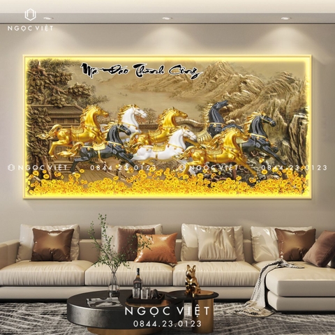 Tranh Đèn LED Tráng Gương - Ngang | Tranh Ngọc Việt - BMT DakLak | Tranh Ngọc Việt - Xưởng Tranh Đẹp Buôn Ma Thuột (BMT) DakLak