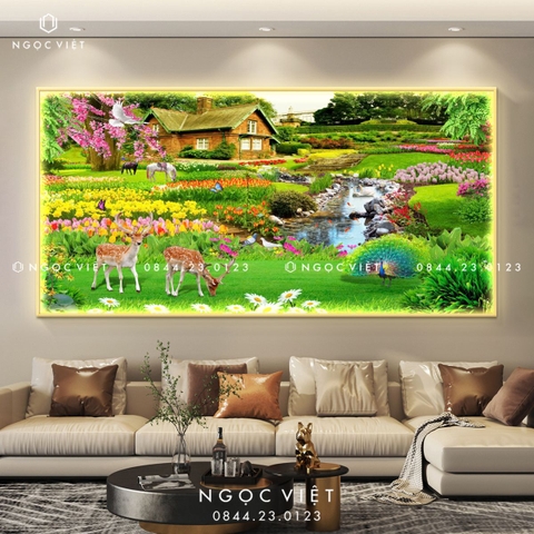 Tranh Đèn LED Tráng Gương - Ngang | Tranh Ngọc Việt - BMT DakLak | Tranh Ngọc Việt - Xưởng Tranh Đẹp Buôn Ma Thuột (BMT) DakLak