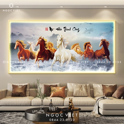 Tranh Đèn LED Tráng Gương - Ngang | Tranh Ngọc Việt - BMT DakLak | Tranh Ngọc Việt - Xưởng Tranh Đẹp Buôn Ma Thuột (BMT) DakLak