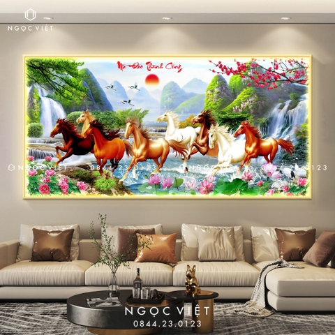 Tranh Đèn LED Tráng Gương - Ngang | Tranh Ngọc Việt - BMT DakLak | Tranh Ngọc Việt - Xưởng Tranh Đẹp Buôn Ma Thuột (BMT) DakLak