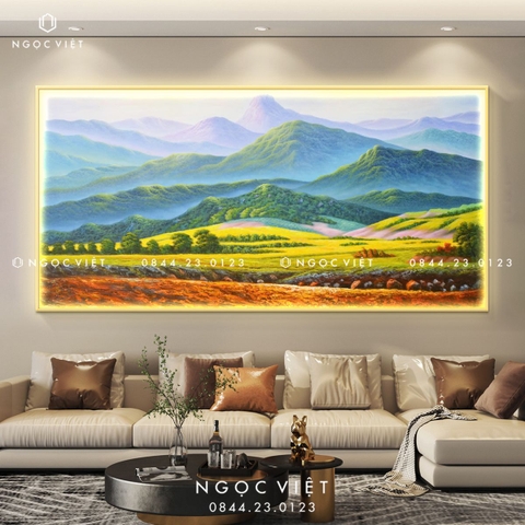 Tranh Đèn LED Tráng Gương - Ngang | Tranh Ngọc Việt - BMT DakLak | Tranh Ngọc Việt - Xưởng Tranh Đẹp Buôn Ma Thuột (BMT) DakLak