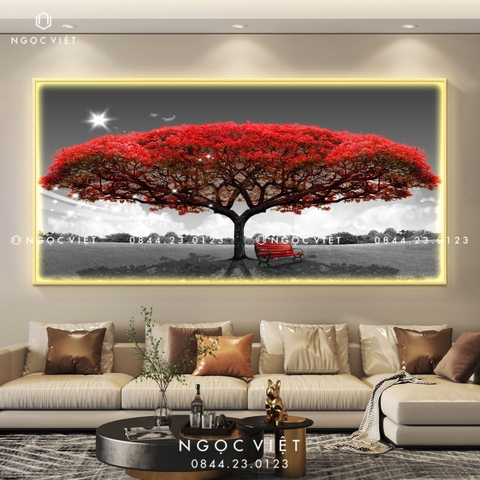 Tranh Đèn LED Tráng Gương - Ngang | Tranh Ngọc Việt - BMT DakLak | Tranh Ngọc Việt - Xưởng Tranh Đẹp Buôn Ma Thuột (BMT) DakLak