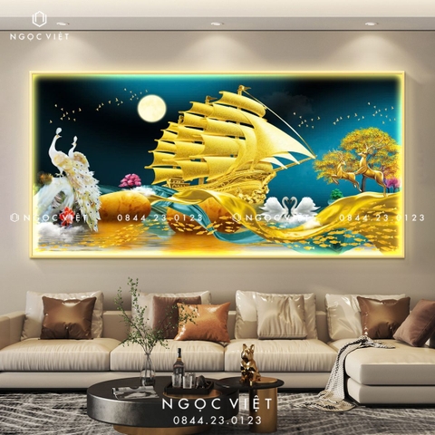 Tranh Đèn LED Tráng Gương - Ngang | Tranh Ngọc Việt - BMT DakLak | Tranh Ngọc Việt - Xưởng Tranh Đẹp Buôn Ma Thuột (BMT) DakLak