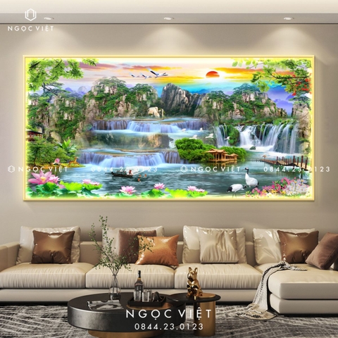 Tranh Đèn LED Tráng Gương - Ngang | Tranh Ngọc Việt - BMT DakLak | Tranh Ngọc Việt - Xưởng Tranh Đẹp Buôn Ma Thuột (BMT) DakLak